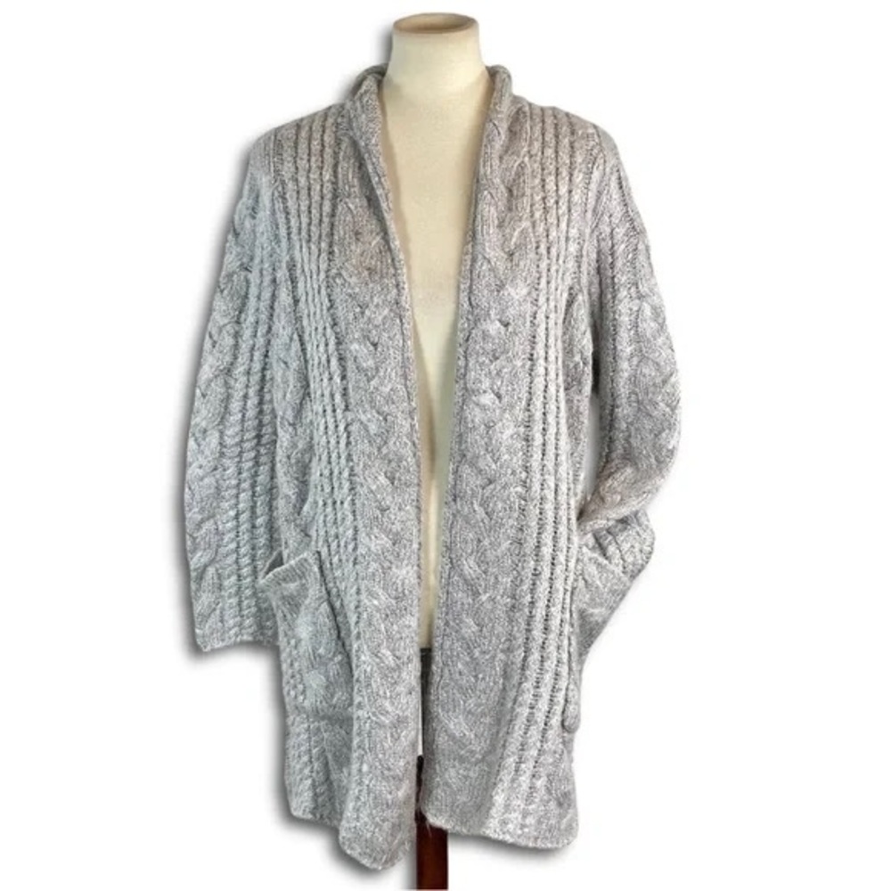 Lemon brand heavy open front cardigan size S/M